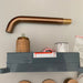 Cascada Cliff Wall Mount Bathroom Sink Faucet (Hot & Cold) - Installation View