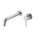 Cascada Cliff Wall Mount Bathroom Sink Faucet (Hot & Cold) - Side View