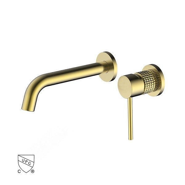 Cascada Cliff Wall Mount Bathroom Sink Faucet (Hot & Cold) - View 10