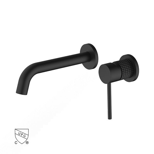 Cascada Cliff Wall Mount Bathroom Sink Faucet (Hot & Cold) - View 9