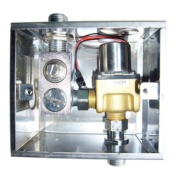 Cascada Concealed Sensor Urinal Flush Valve - Rectangular - Dimensions