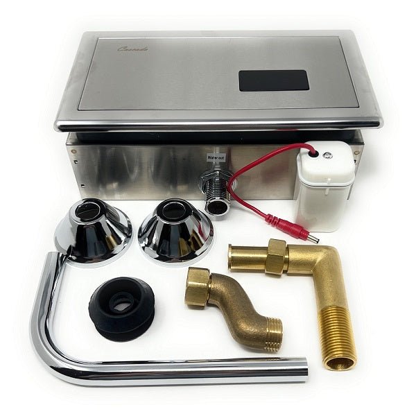 Cascada Concealed Sensor Urinal Flush Valve - Rectangular - Installation View