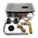 Cascada Concealed Sensor Urinal Flush Valve - Rectangular - Installation View