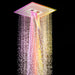 Cascada Davos 16" Brushed Nickel LED Music Shower System - Side View