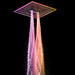 Cascada Davos 16" Matte Black LED Music Shower System - Lifestyle View