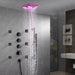 Cascada Davos 16" Matte Black LED Music Shower System