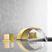 Cascada Deck Mounted Waterfall Bathroom Sink Faucet - Dimensions