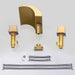 Cascada Deck Mounted Waterfall Bathroom Sink Faucet - Lifestyle View