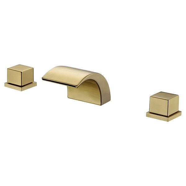 Cascada Deck Mounted Waterfall Bathroom Sink Faucet - Features