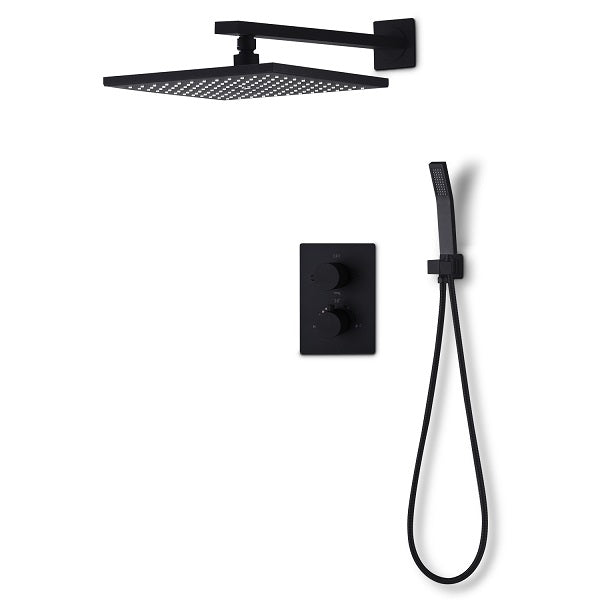 Cascada Firenze 10 Inch Dual Handle Shower System with 2-Function Spray (Rainfall & Handheld)