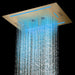 Cascada Florence 23"x31" Brushed Gold Music LED Shower Head