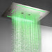 Cascada Florence 23"x31" Brushed Nickel Music LED Shower System - View 10