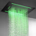 Cascada Florence 23"x31" Matte Black Music LED Shower System - View 10