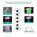 Cascada Florence 23"x31" Music LED Shower System - Detail View