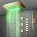 Cascada Florence 23"x31" Music LED Shower System - View 17