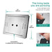 Cascada Florence 23"x31" Music LED Shower System - Features