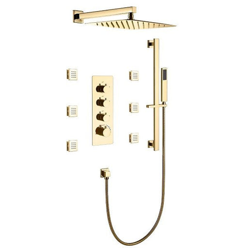 Cascada Showers 12" Cascada Lucerne Shower system - Main Product Image