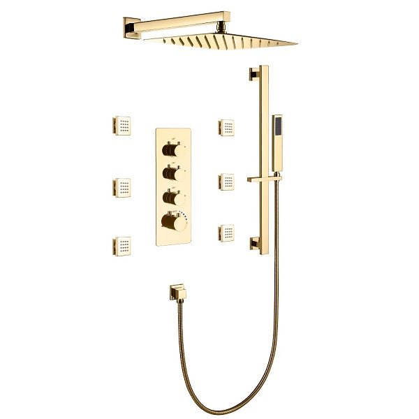 Cascada Showers 12" Cascada Lucerne Shower system - Main Product Image