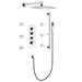 Cascada Showers 12" Cascada Lucerne Rainfall Shower system - Main Product Image