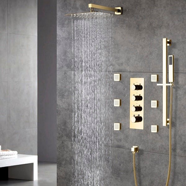 Cascada Showers 12" Cascada Lucerne Shower system - Alternate View