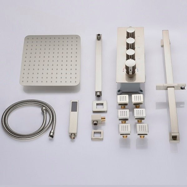 Cascada Showers 12" Cascada Luxury Rainfall Shower system - Alternate View