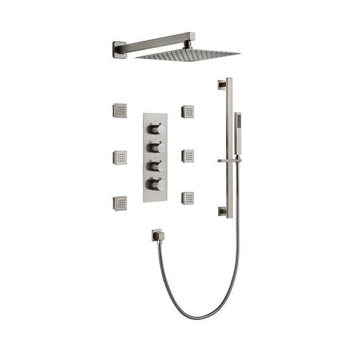 Cascada Showers 12" Cascada Luxury Rainfall Shower system - Main Product Image