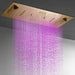 Cascada Genoa 16"x36" Brushed Gold Music LED Digital Shower System - View 12