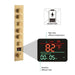 Cascada Genoa 16"x36" Brushed Gold Music LED Digital Shower System - Detail View