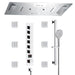 Cascada Genoa 16"x36" Music LED Digital Shower System - View 12