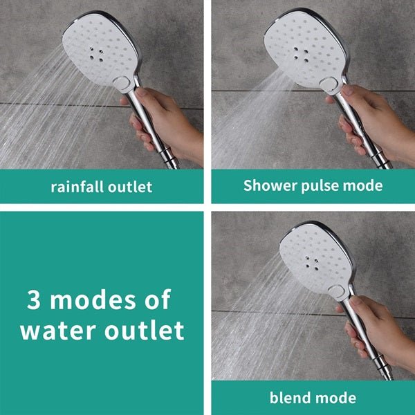 Cascada Genoa 16"x36" Music LED Digital Shower System - Dimensions