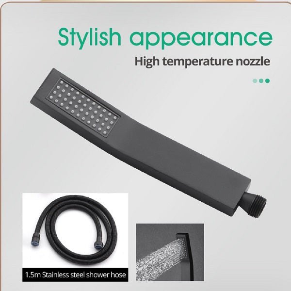 Cascada Genova 14"x20" Rainfall LED Shower Set - View 14
