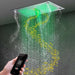 Cascada Laguna 16"x28" Bluetooth LED Shower Head