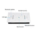 Cascada Lido 15"x23" Music LED Shower Head - Close-Up