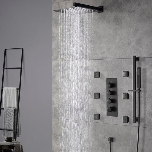 Cascada Lucerne 12" Shower System - Side View