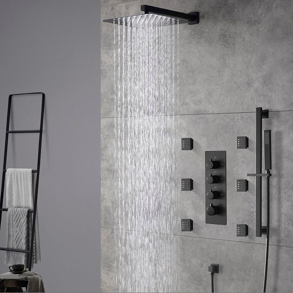 Cascada Lucerne 12" Shower System - Side View