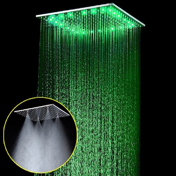 Cascada Luxurious LED Shower Head with 2 Mode Functions (Rainfall & Mist) - Detail View