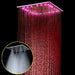 Cascada Luxurious LED Shower Head with 2 Mode Functions (Rainfall & Mist) - Side View