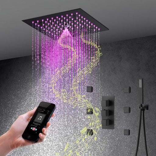 Cascada Luxury 12” Music LED shower system