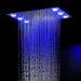 Cascada Luxury 14"x20" LED Shower System with 2-Way thermostatic mixer - View 13