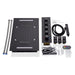 Cascada Showers 15"x23” Cascada Serenity Luxury LED Music Shower System, 4-Function Rainfall, Waterfall, Body Jets -...