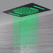 Cascada Showers 15"x23” Cascada Serenity Luxury LED Music Shower System, 4-Function Rainfall, Waterfall, Body Jets -...