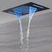 Cascada Showers 15"x23” Cascada Serenity Luxury LED Music Shower System, 4-Function Rainfall, Waterfall, Body Jets -...