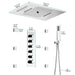 Cascada Luxury 15"x23” Music LED shower system - View 11