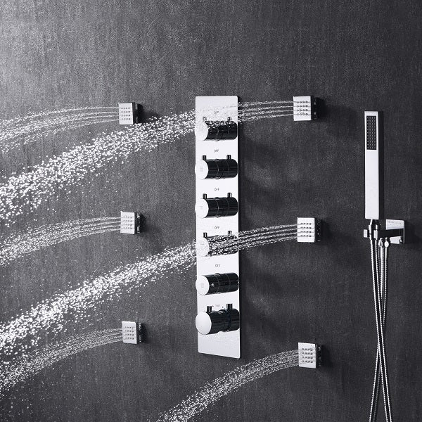Cascada Luxury 15"x23” Music LED shower system - View 10