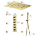 Cascada Luxury 15"x23” Music LED shower system - Dimensions