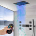 Cascada Luxury 15"x23" Bluetooth Shower Speaker System with LED Music Shower - Installation View