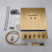 Cascada Showers 16” Music LED shower system with built-in Bluetooth Speaker - Detail View 3