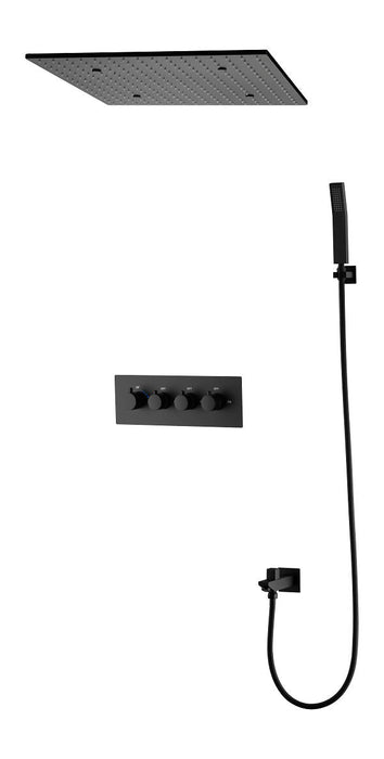 Cascada Showers 16" Square LED shower system - Main Product Image