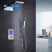 Cascada Luxury 9"x22” LED Shower Set with Digital LCD Touch Screen
