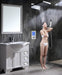 Cascada Luxury 9"x22” LED Shower Set with Digital LCD Touch Screen - Dimensions
